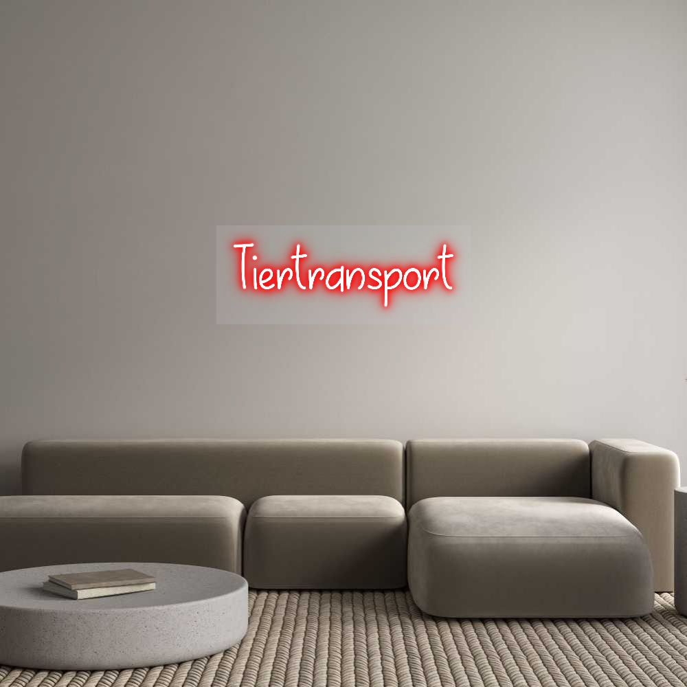 Custom Neon: Tiertransport