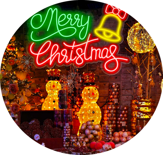 Merry Christmas Neon Sign
