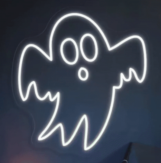 Halloween Ghost Neon Sign