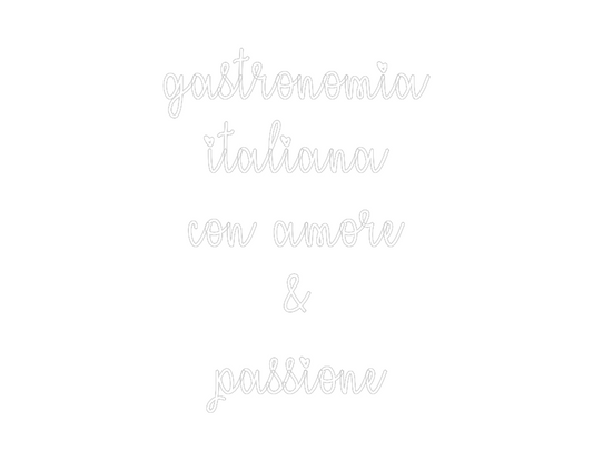 Custom Neon: gastronomia
...