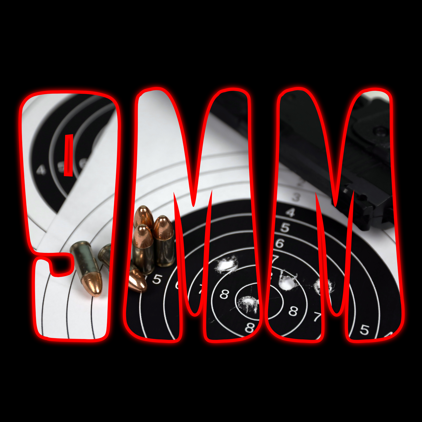 9mm Target (NeonDreams x Swiss Shooting Range)