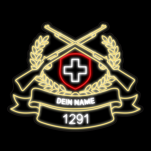 Individuelles Emblem (NeonDreams x Swiss Shooting Range)