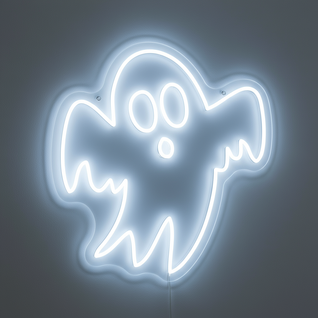 Halloween Ghost Neon Sign