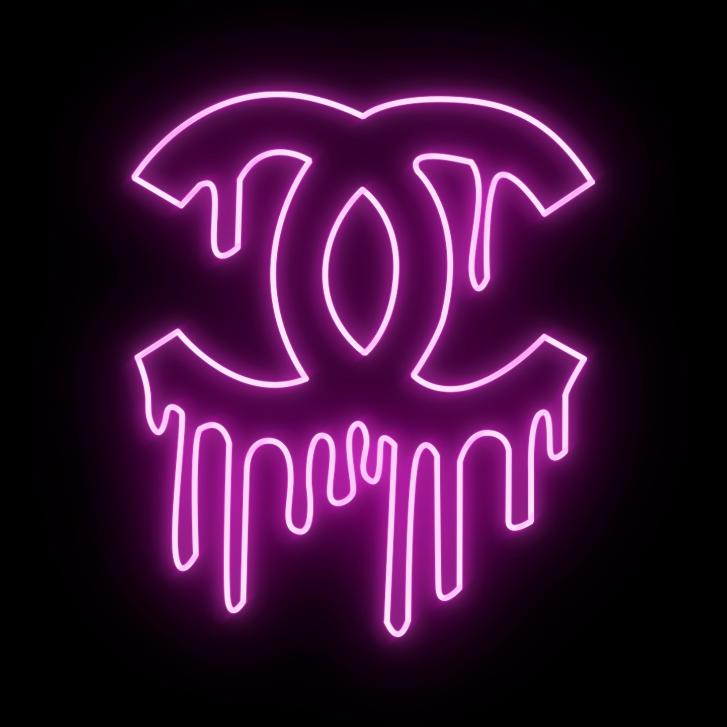 Dripping Chanel – Neon Dreams
