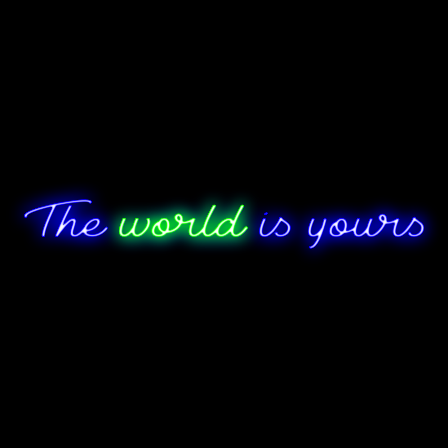 The world is yours (Bicolor)