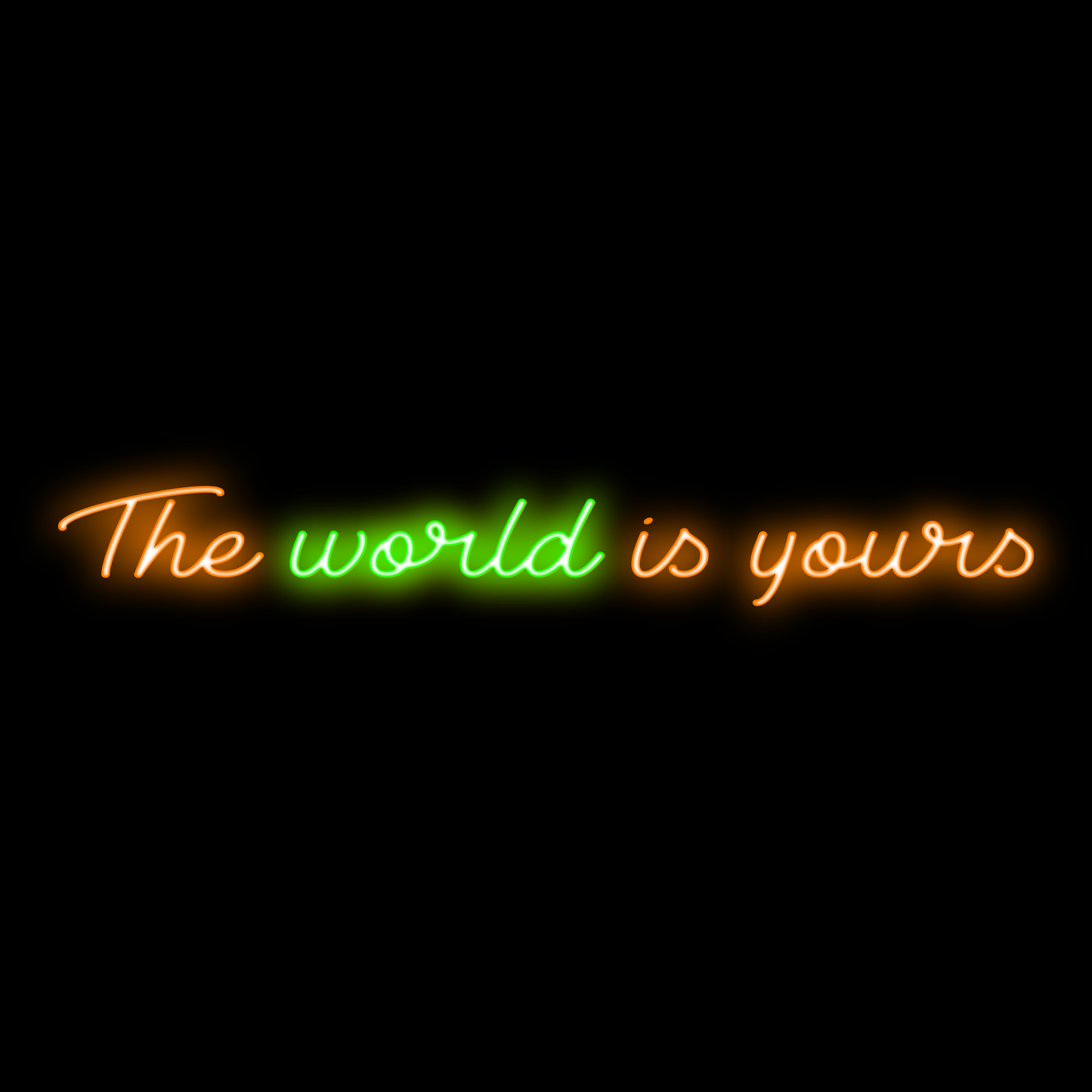 The world is yours (Bicolor)
